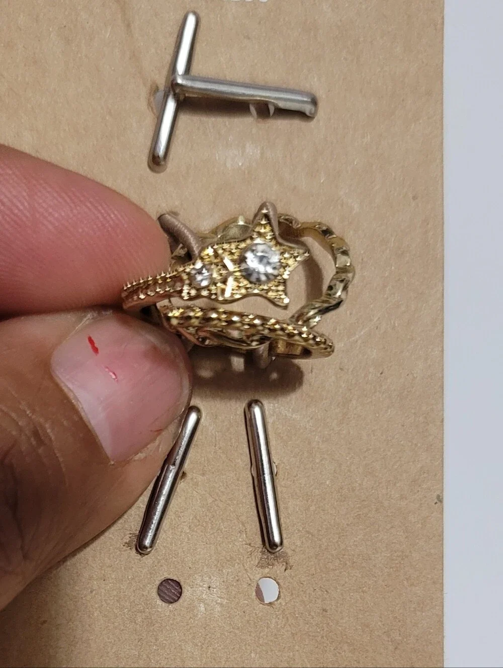American Eagle Outfitters gold tone